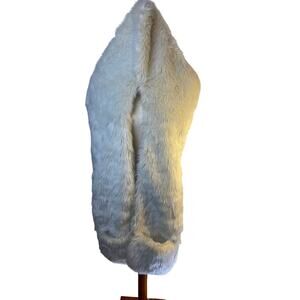 Lauren/Ralph Lauren Faux Fur /silk inside scarf/hat/mittens.